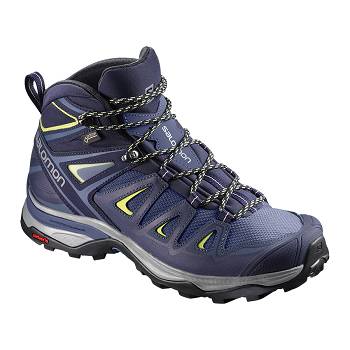 Salomon X ULTRA 3 WIDE MID GTX W - Fialove Turistické Topánky Damske, SALO262